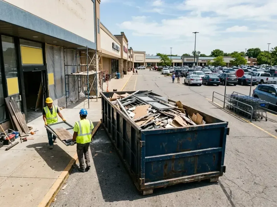 retail-store-renovation-debris-003 — frequently asked questions, Roll-off Dumpster Rentals in Donora, PA